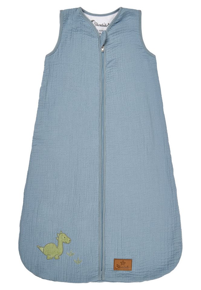 Sterntaler® Babyschlafsack Musselin-Schlafsack 70cm DINO Rexi (1 tlg)