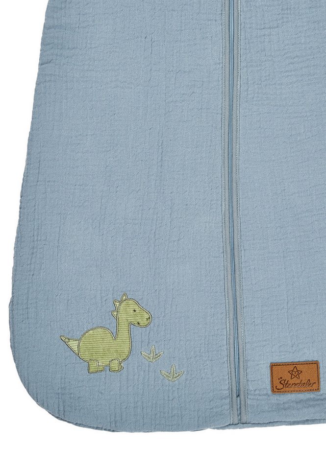 Sterntaler® Babyschlafsack Musselin-Schlafsack 70cm DINO Rexi (1 tlg) Bild 5