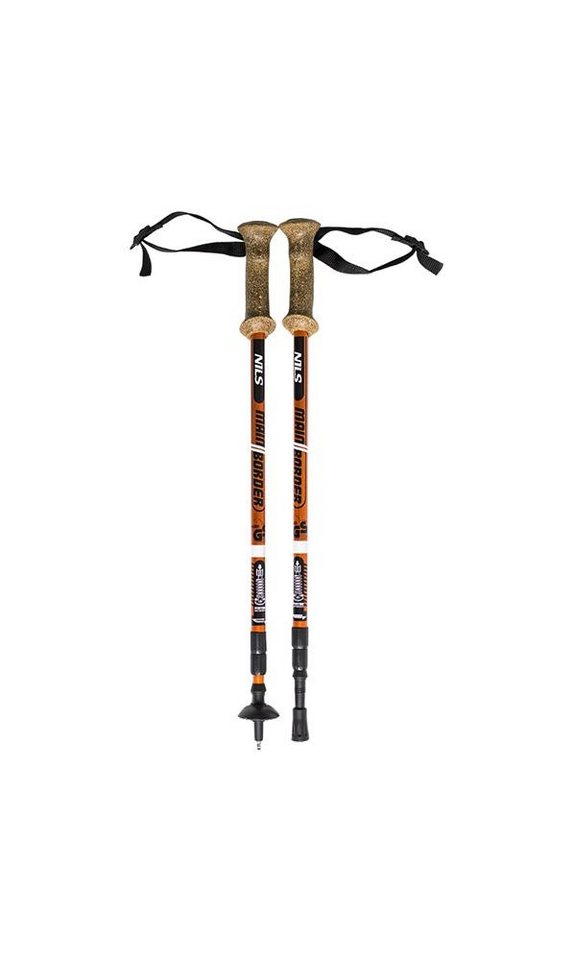 NILS CAMP Wanderstöcke TK696 (Trekkingstöcke, ergonomischer Griff aus Kork, Gummispitzen) Bild 5