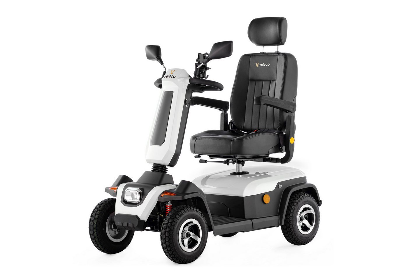 Veleco Elektromobil Veleco SHARPY Mobilitätsroller Seniorenmobil 4-Rad, 15,00 km/h, Verstellbare Lenkstange