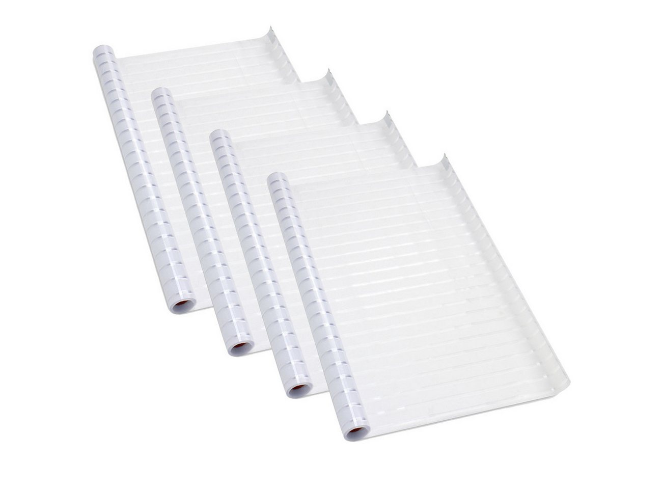 Casativo Sichtschutzfolie Casativo 2er-Set Milchglasfolie Streifen 50x200cm, (4-St), Milchglasfolie für Badezimmer, Toilette, Duschkabine Bild 2