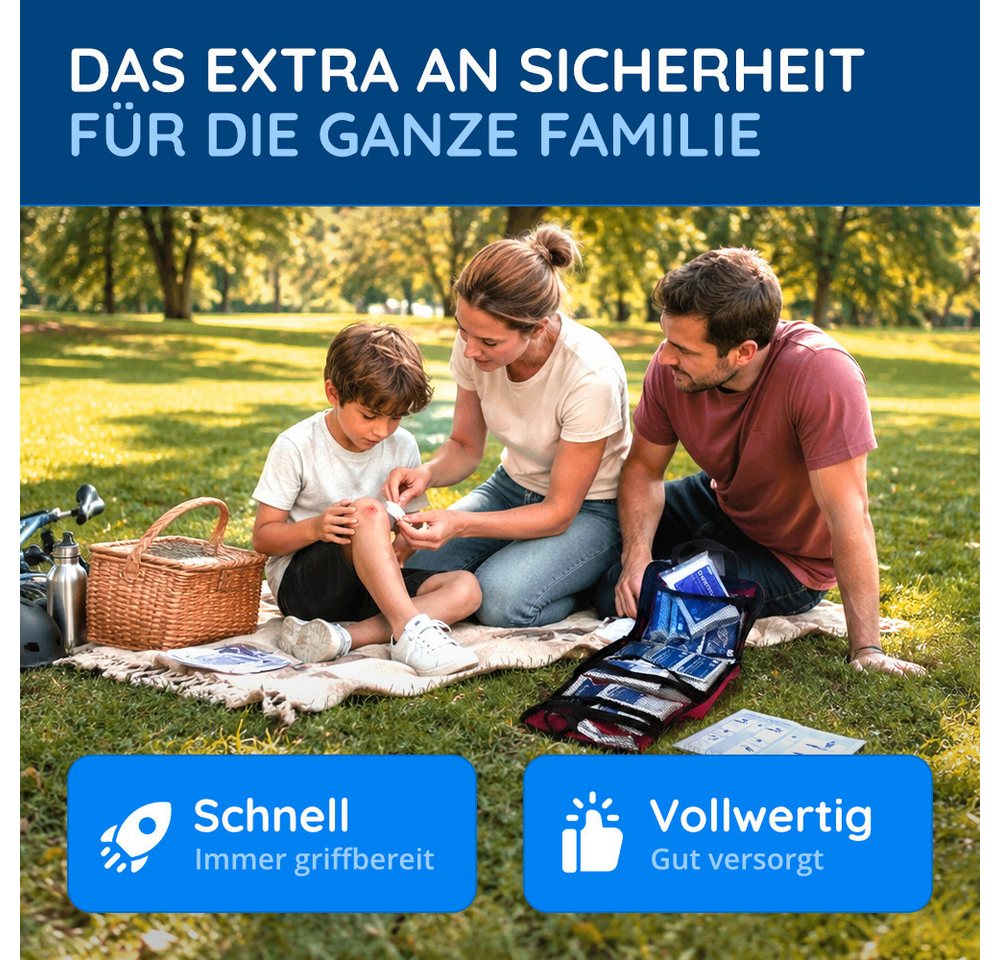 FLEXEO Erste-Hilfe-Set Family, (130 St)