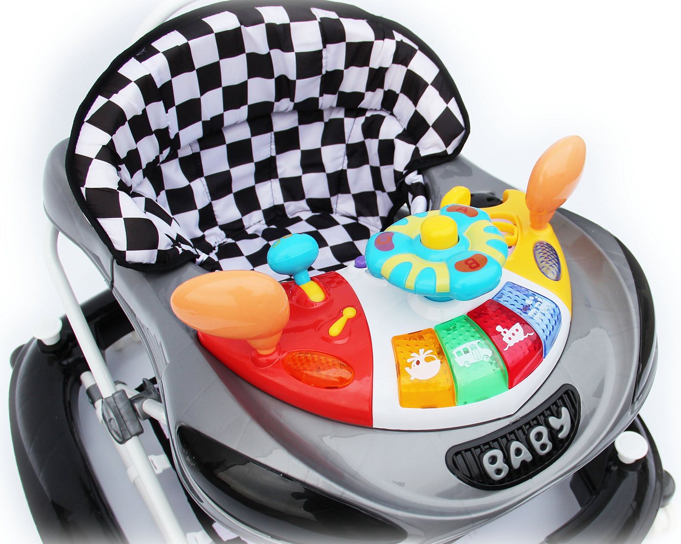 Clamaro Lauflernwagen Gehfrei Lauflernhilfe – Sicherer Lauflernwagen für Babys Bild 4
