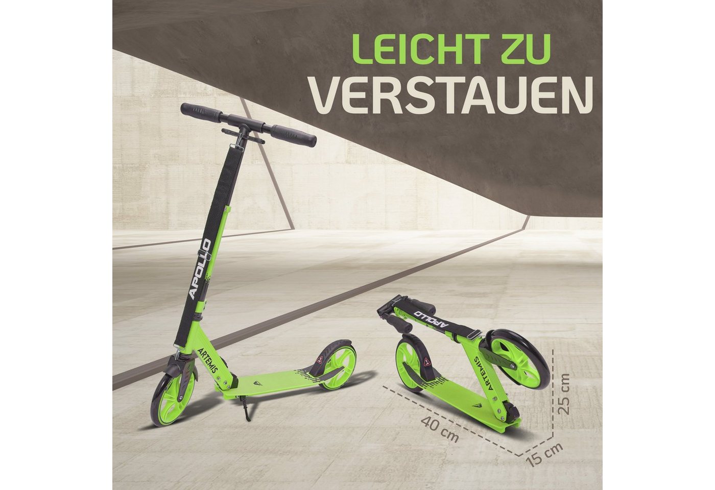 Apollo Cityroller Artemis City Scooter, klappbar und höhenverstellbar, für Kinder Bild 4