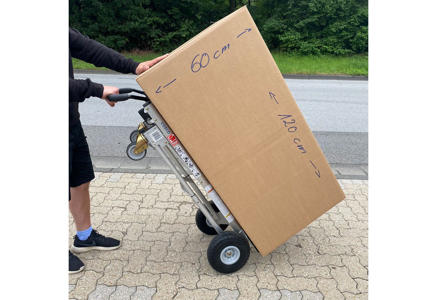 JUMBO Stillads Transportkarren Multifunktions-Sackkarre 3-in-1 max. 450 kg Typ 36AMS122 Bild 2