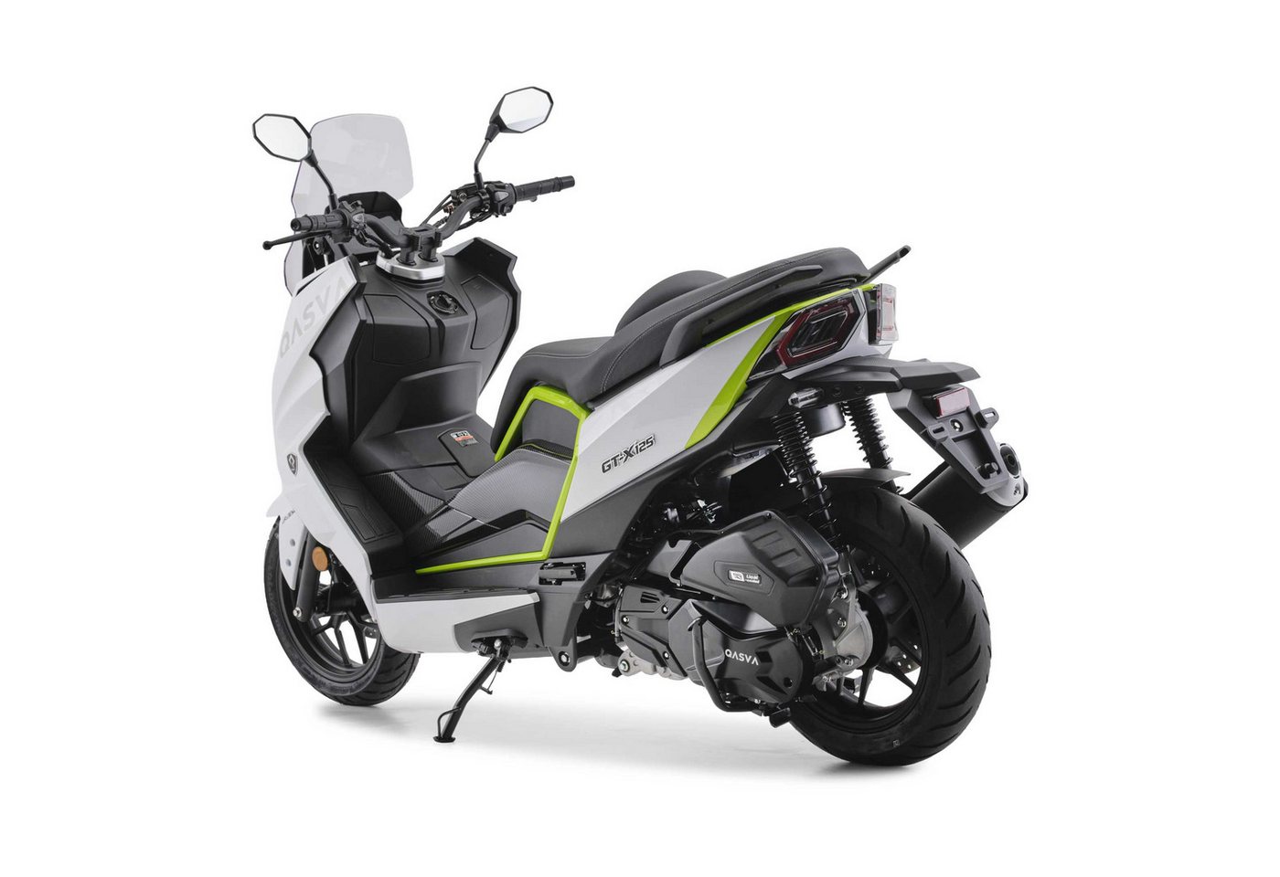 Burnout Motorroller GT-X 125 ccm Arctic Neon, 125 ccm, 92 km/h, Euro 5+, Dashcam,7 Zoll Touchscreen,Navi,Keyless Go,verstellbares Windschild Bild 2
