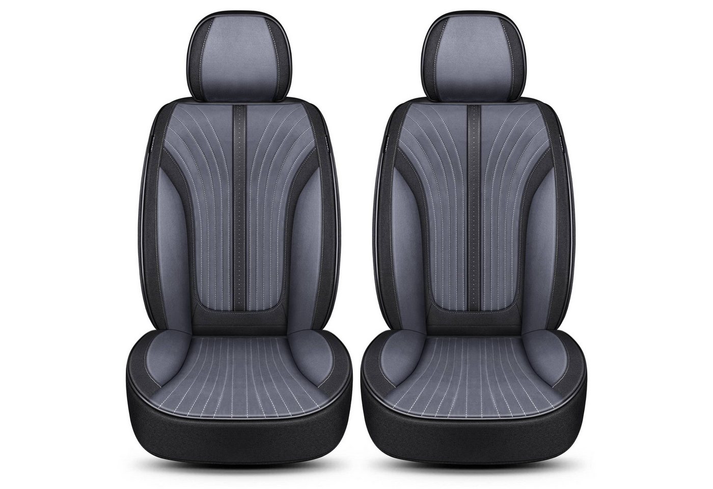 BREMER SITZBEZÜGE Autositzbezug für BMW 3er E90 & E91 Bj 2005-13 V1, Set, 2-tlg., Schonbezüge Sitzbezüge Fahrer und Beifahrer, in Schwarz/Grau Bild 5