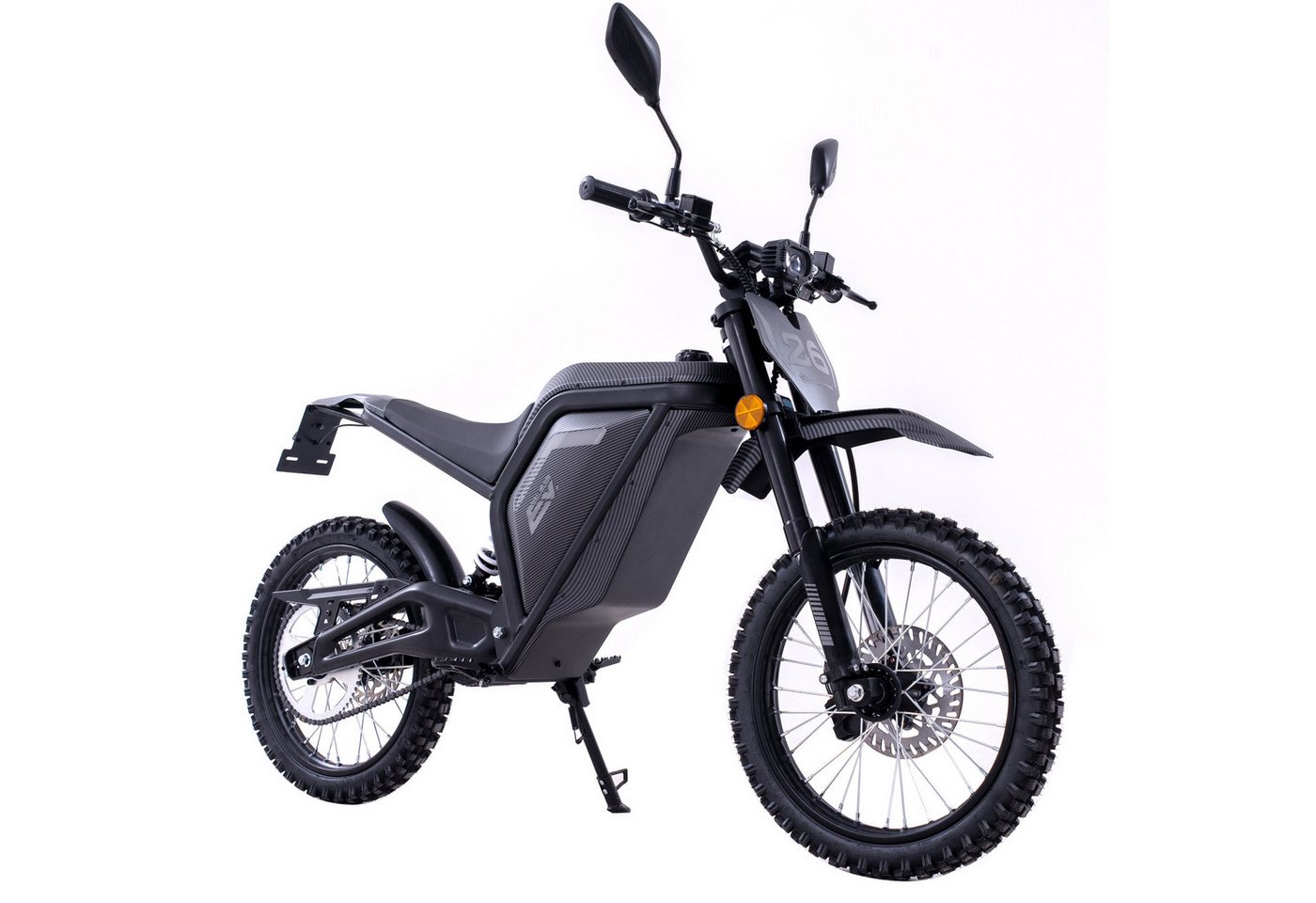 EVERCROSS TECH E-Motorrad Elektro Dirtbike, 60V 27Ah, Hydraulikscheibenbremsen, 45 km/h, 4000 W, 45 km/h, Bürstenloser Mittelmotor, bis 50km Reichweite,AM-Klasse Bild 2