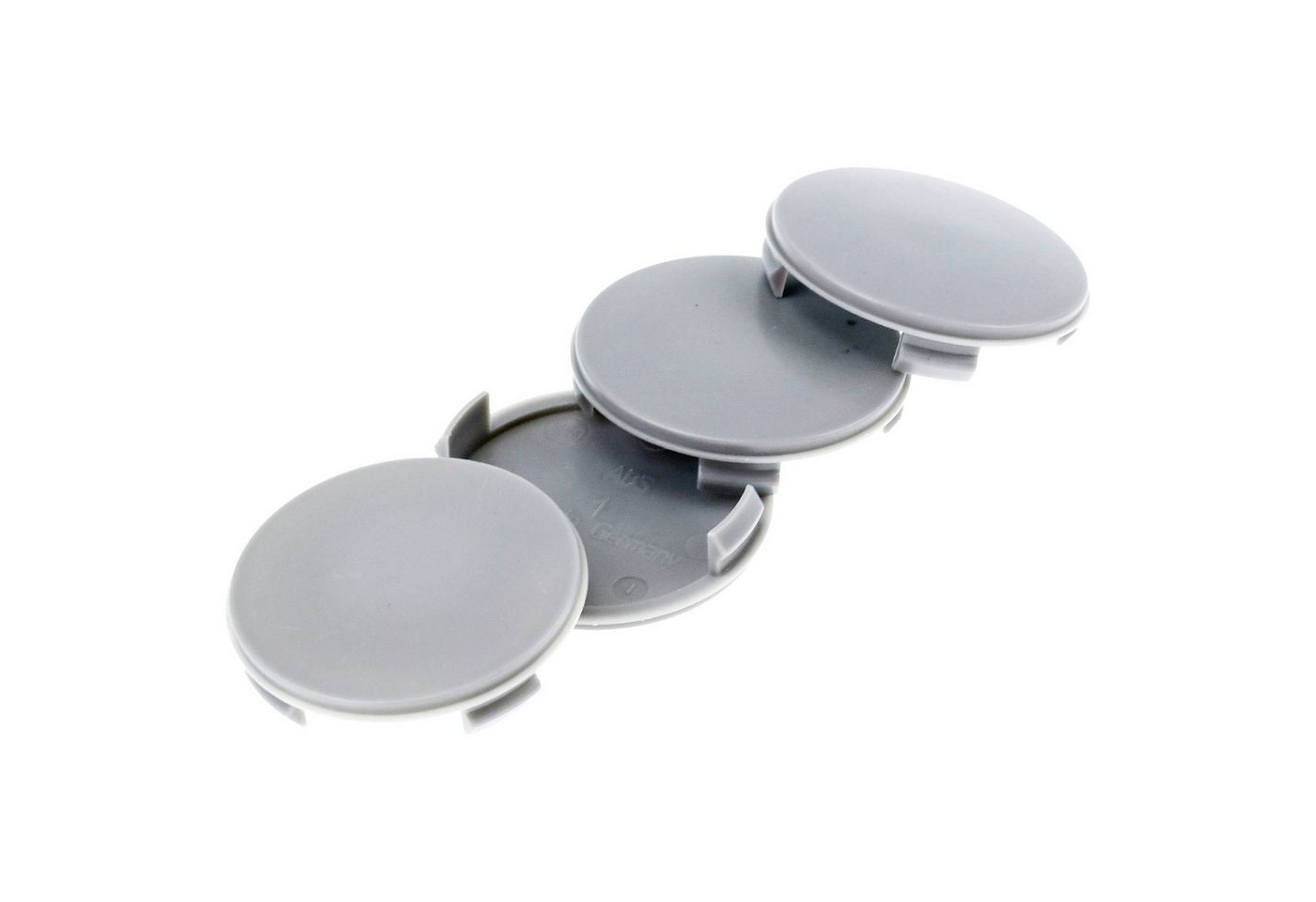 BRANDT AUTOMOTIVE Radkappe 4X 60mm Nabenkappen Kappen Grau Gewölbt für Alutec Rial Anzio