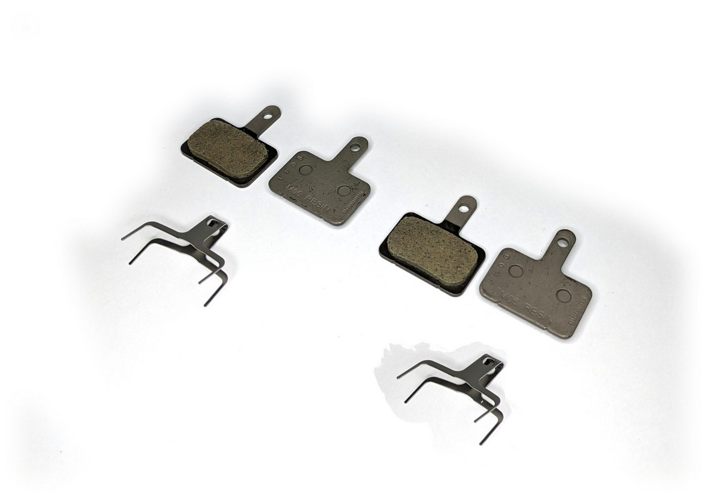 Shimano Bremsbelag 2x Shimano Scheiben-Bremsbeläge BP-M05-RX Kunstharz organisch