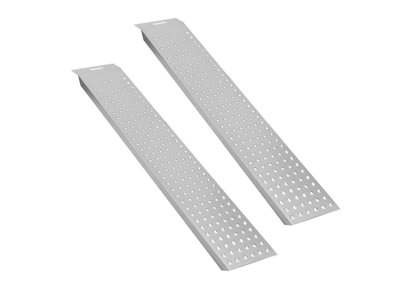 Clanmacy Auffahrrampe 2X Auffahrrampe Verladerampe 135cm Verzinkt Auto Laderampe bis 400kg (2-St) Bild 3
