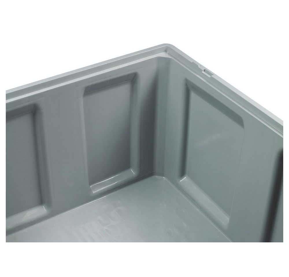 Logiplast Transportbehälter Palettenbox mit Deckel LxBxH: 1200 x 1000 x 790 mm geschlossen mit 4 F