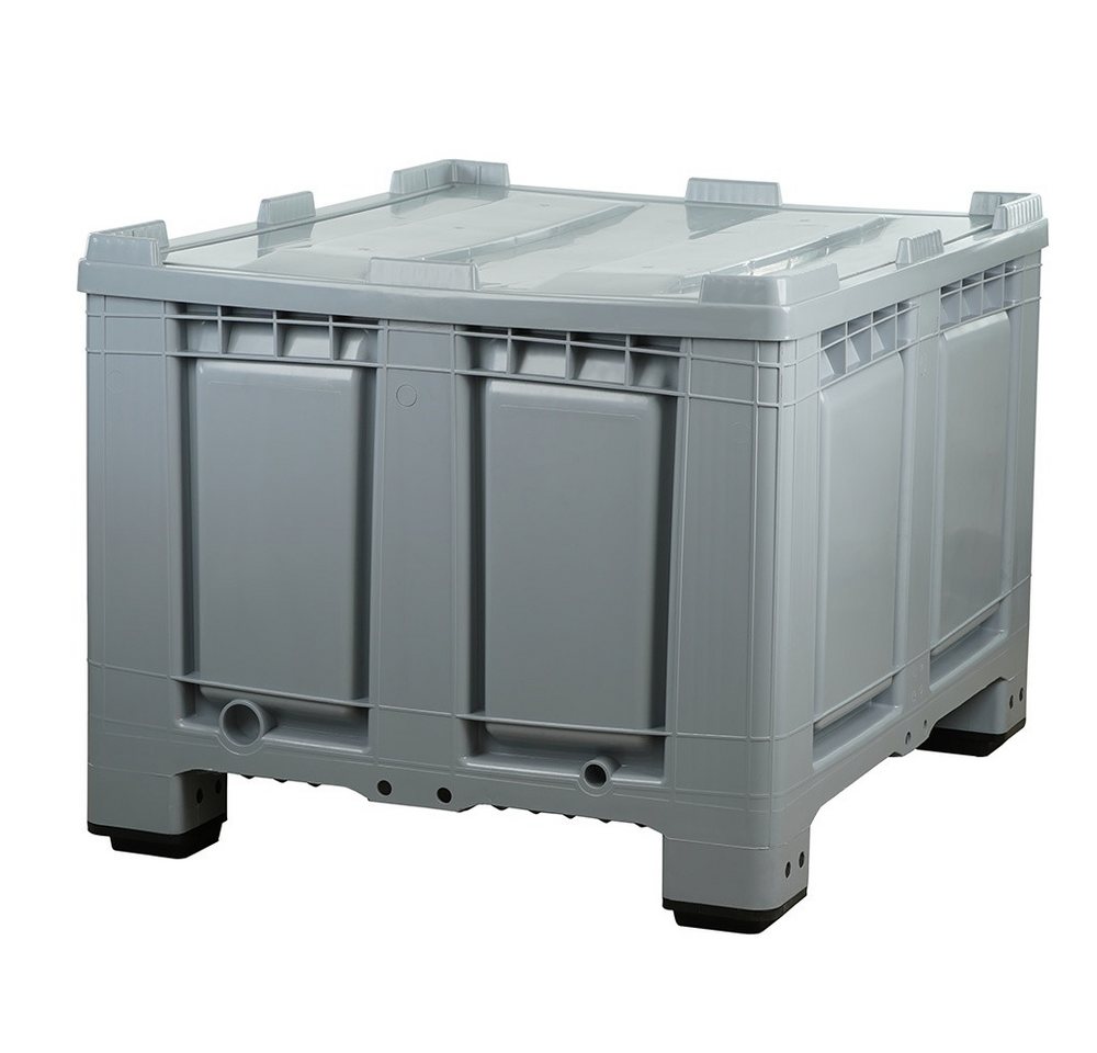 Logiplast Transportbehälter Palettenbox mit Deckel LxBxH: 1200 x 1000 x 790 mm geschlossen mit 4 F Bild 2