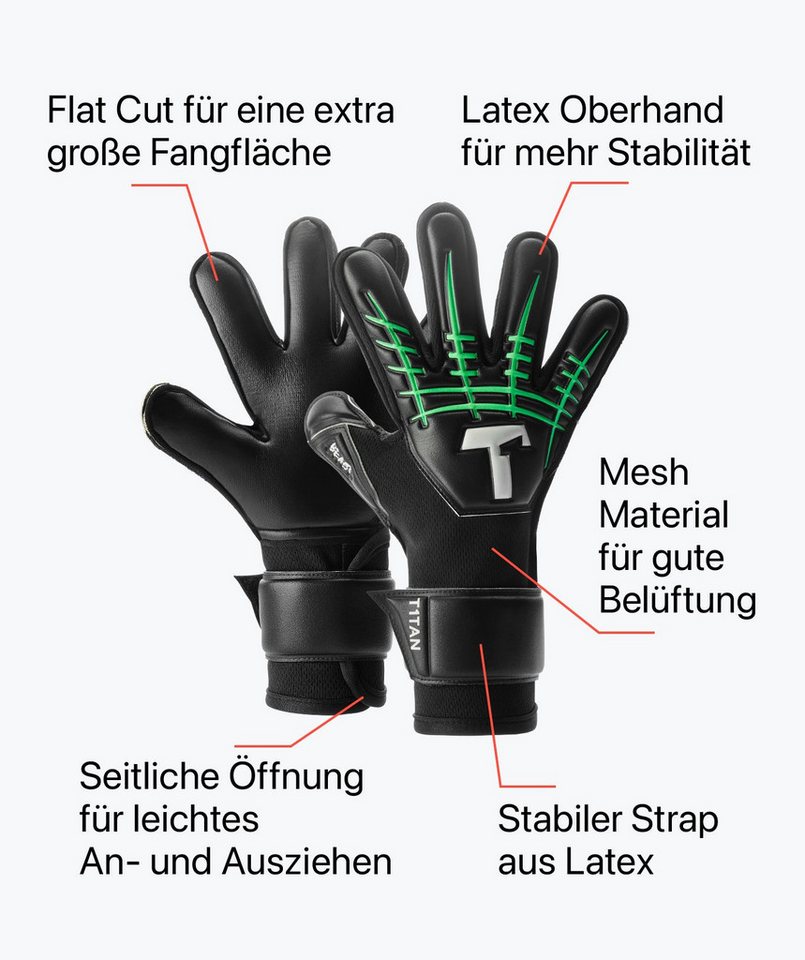 T1TAN Torwarthandschuhe Kinder Fluo Beast 3.0 Bild 5