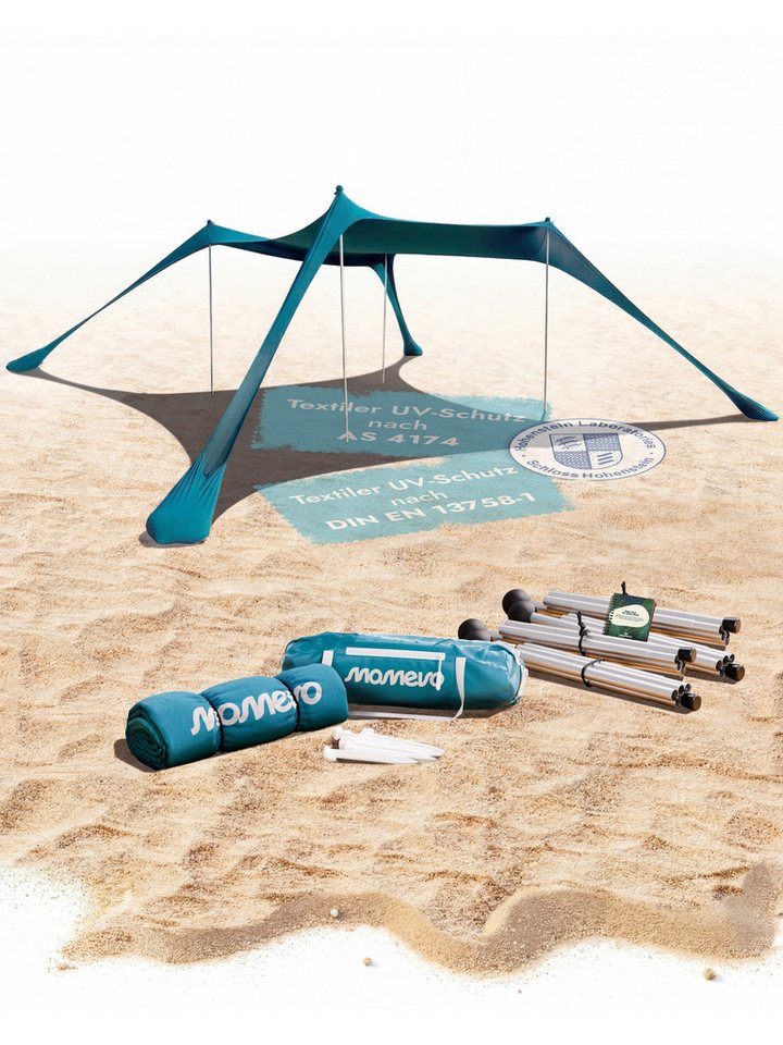 Momevo Strandmuschel Sunsail XL Strandzelt & XXL Strandmuschel für 6 Personen, Personen: 6 Bild 4