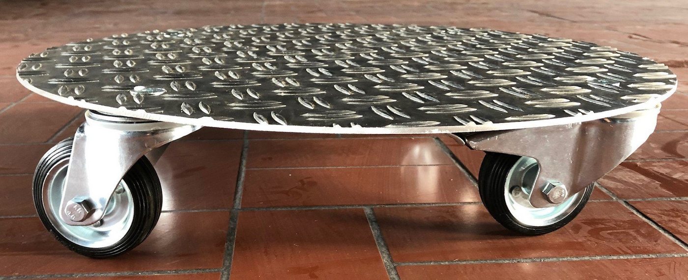 Schlögel Pflanzenroller Pflanzenroller Schwerlast Pflanzenroller rund Belastung bis 560kg, sehr gute Korrosionsbeständigkeit (Meerwasserbeständig) Bild 2