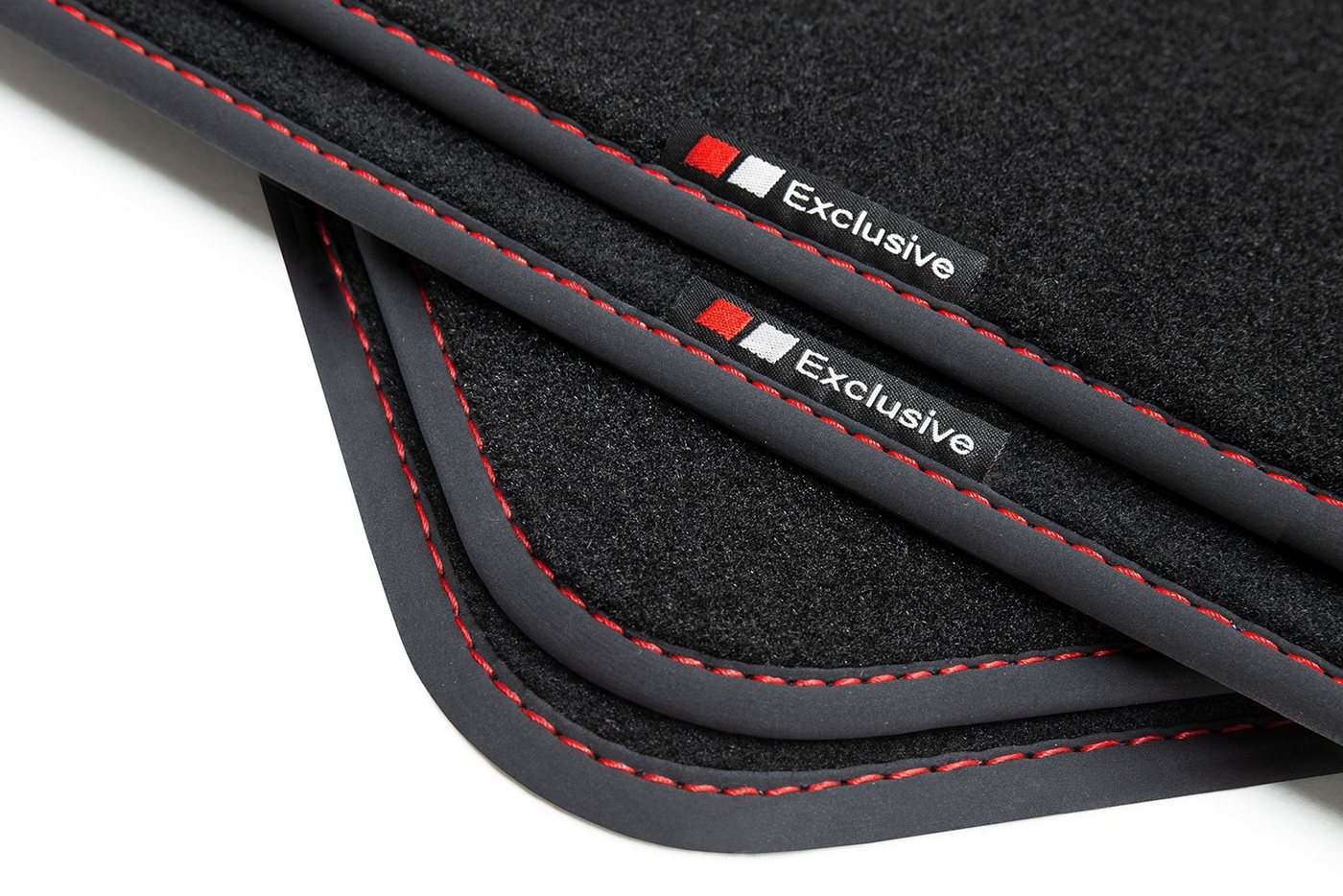 teileplus24 Auto-Fußmatten EF201 Velours Fußmatten Set kompatibel mit VW Golf 4 1997-2003 Bild 2