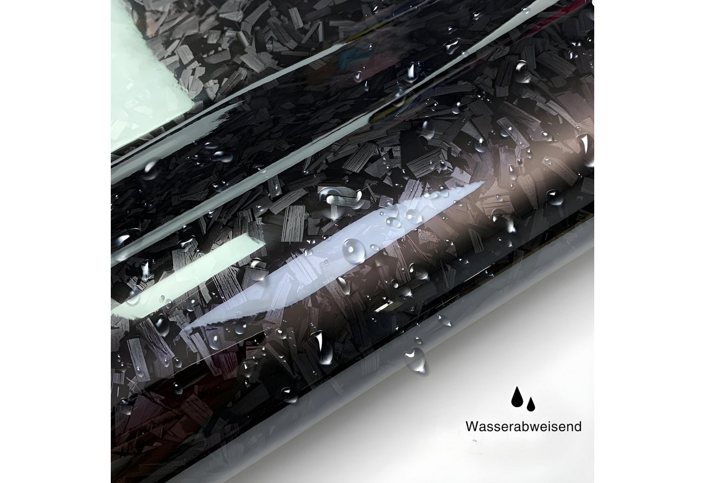 ARMORAX Lackschutzfolie Carbonfolie Auto selbstklebend - Forged Carbon Folie für Innen & Außen, (Komplettset), Effektiver Schutz vor Steinschlägen & mutwilligen Beschädigungen Bild 4
