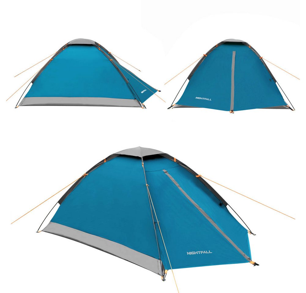 NILS CAMP Kuppelzelt Kuppelzelt Trekkingzelt, (Spar-Set, 1 tlg., 265 x 150 x 105 cm leicht), wasserdicht, leicht, UV-Schutz, Moskitonetz Bild 3