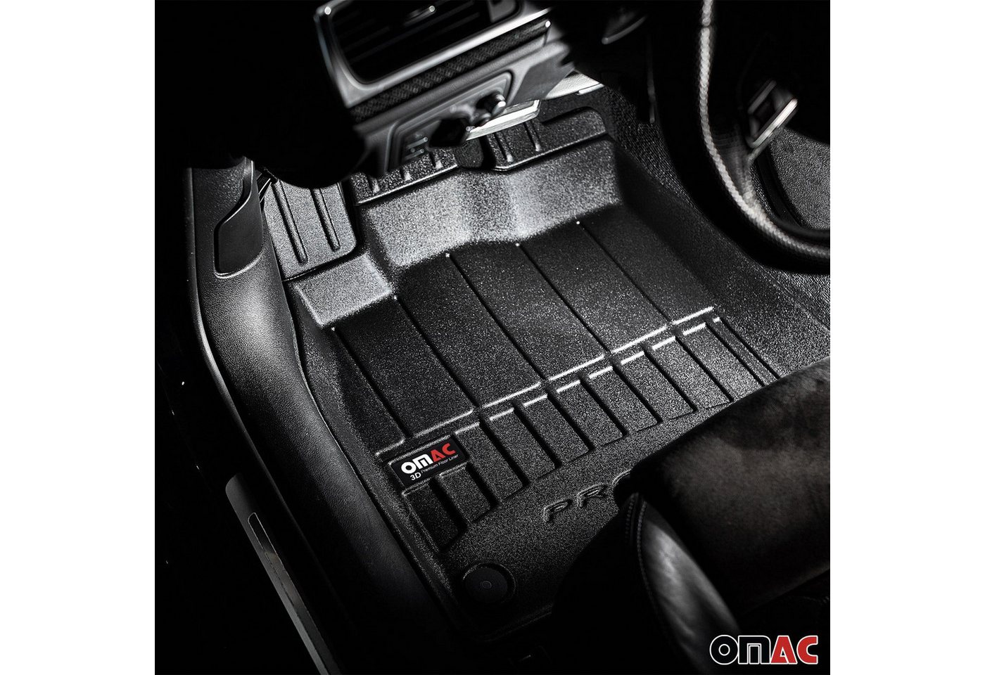 OMAC Auto-Fußmatten für Mercedes Vito W447 2014-2025 Automatte TPE (3 St), für Mercedes Vito W447 2014-2025 Mercedes Vito W447 2014-2025, Antirutsch,Wasserfest,Einfache Installation Bild 4