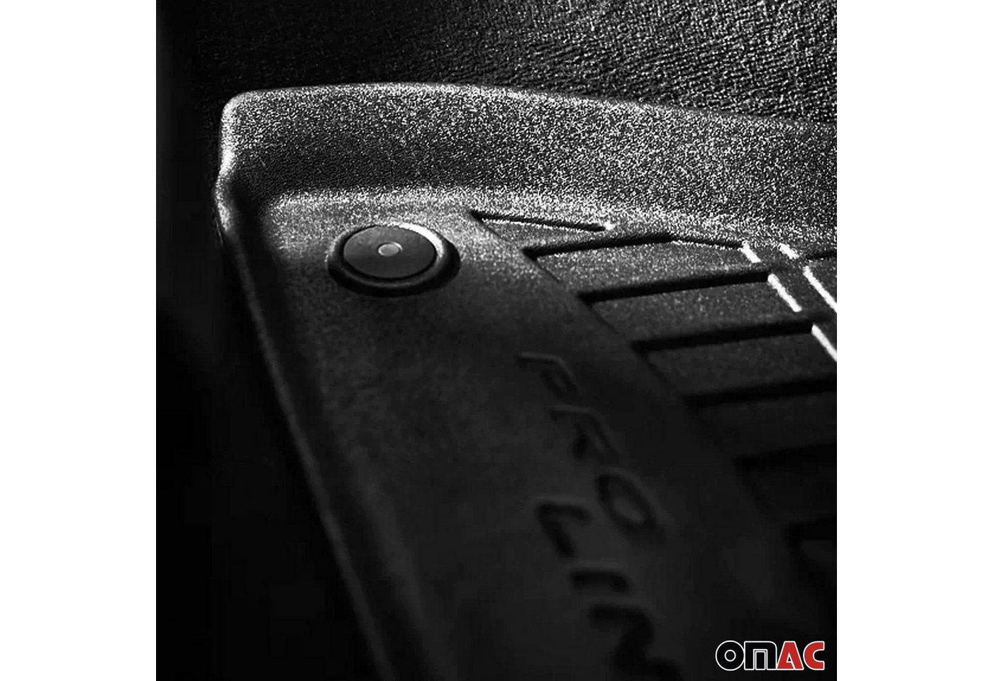 OMAC Auto-Fußmatten für Peugeot 3008 2016-2025 Schwarz 4 tlg TPE (4 St), für Peugeot 3008 2016-2025 Peugeot 3008 2016-2025, Antirutsch,Wasserfest,Einfache Installation Bild 3
