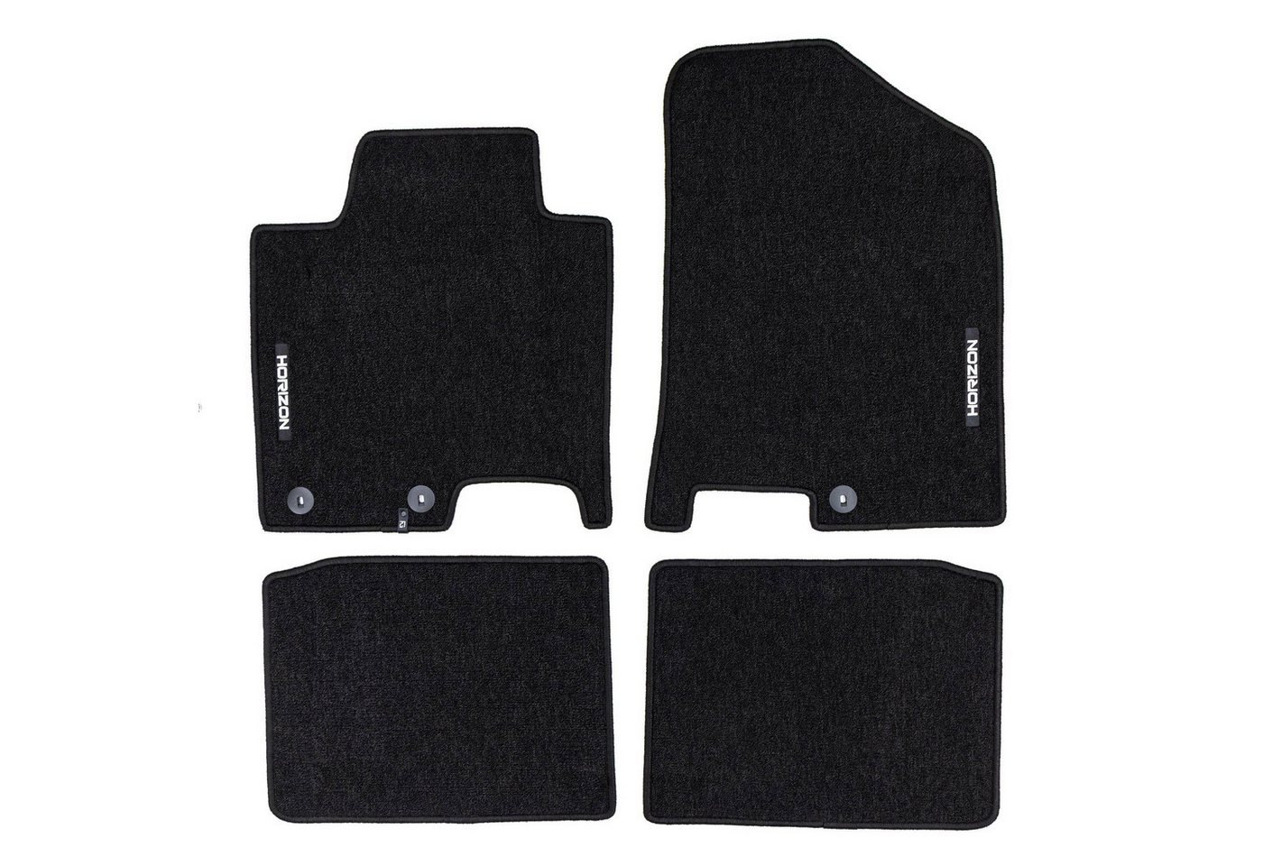 OMAC Auto-Fußmatten Velours für Hyundai i40 2011-2019 Autoteppich Automatten Schwarz 4 tlg (4 St), für Hyundai i40 2011-2019 Hyundai i40 2011-2019, Antirutsch,Wasserfest,Einfache Installation Bild 3