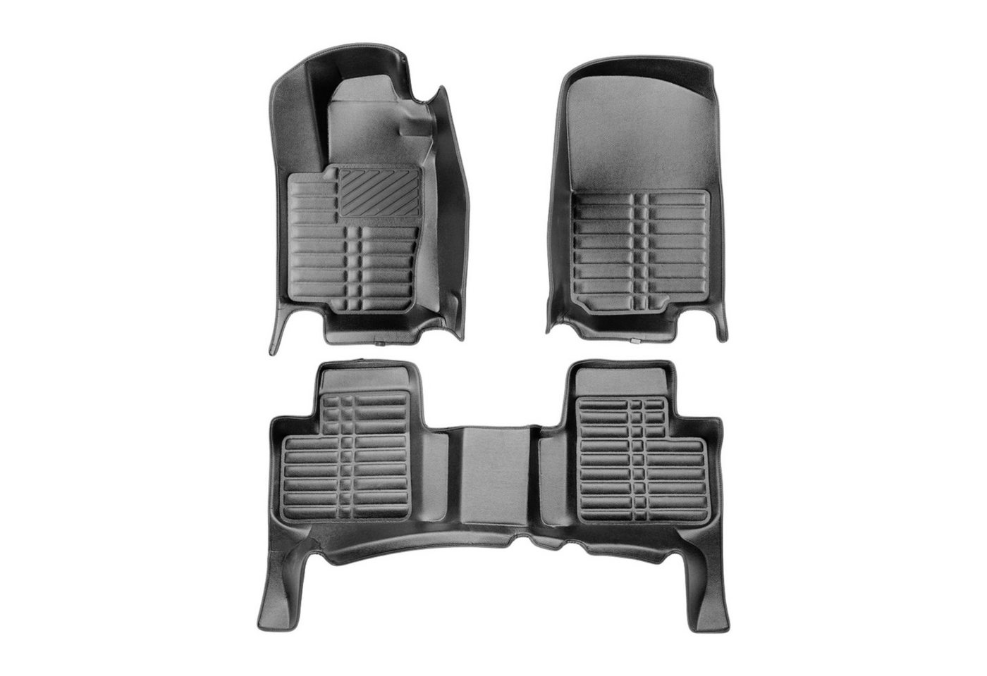 fussmattenprofi.com Auto-Fußmatte 5D Premium Auto Fussmatten für Mercedes ML (W164) 2005-2011 (1 St), für Mercedes Mercedes ML Bild 2