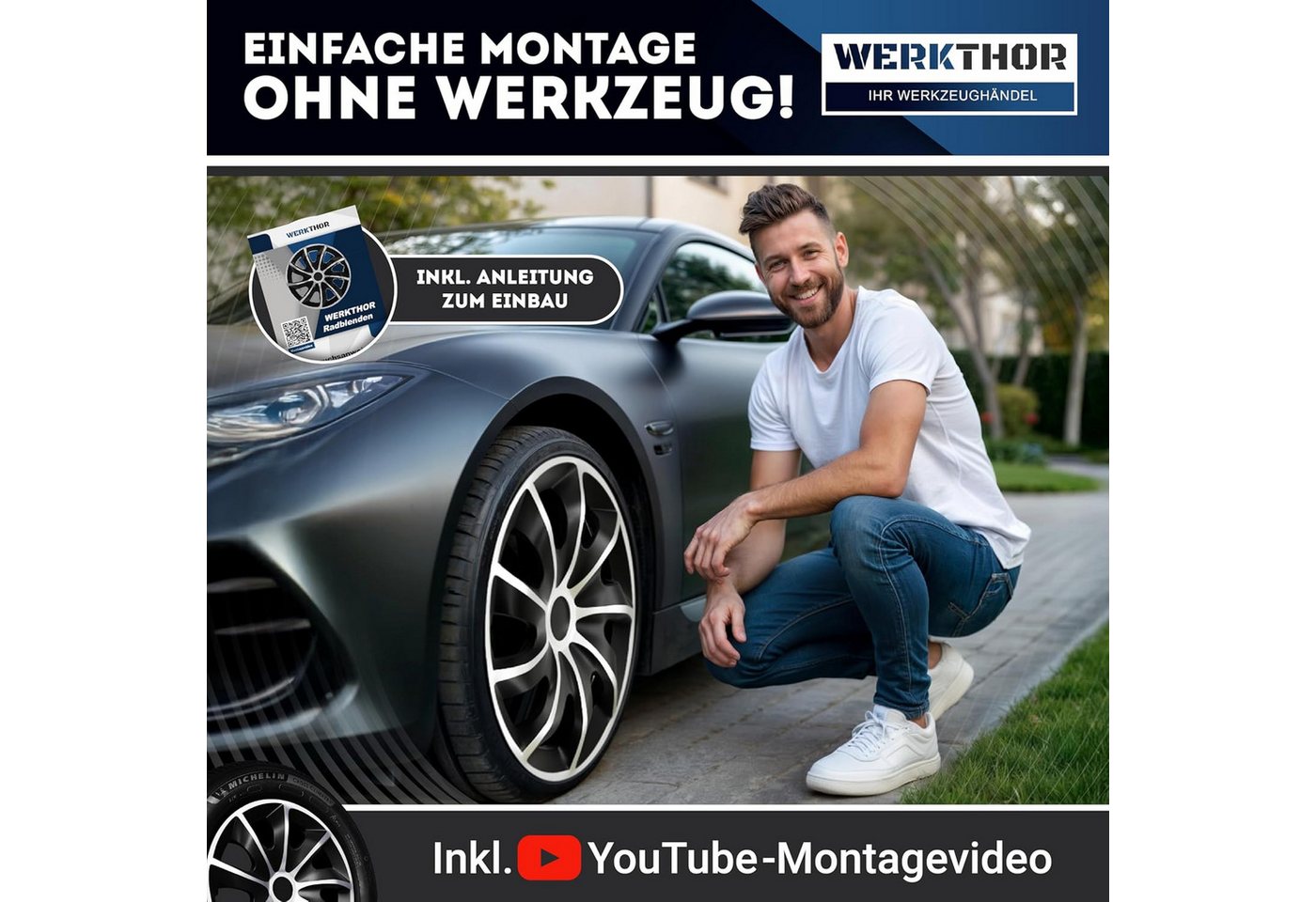 Werkthor Radkappen WERKTHOR Premium Radkappen 13-16 Zoll Bild 2
