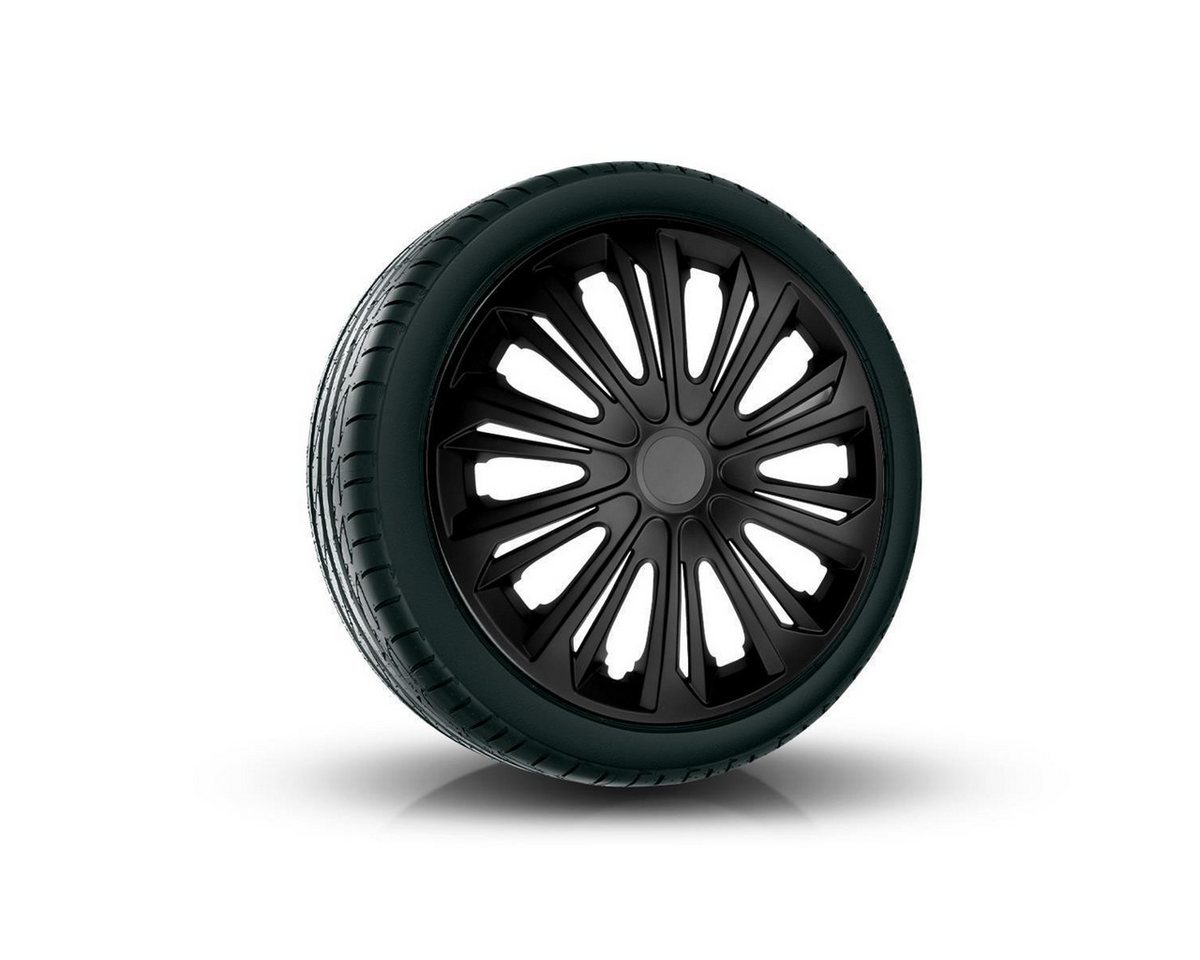 NRM Radkappen STRONG in Schwarz Matt, 16 in Zoll, (4-St) 16 in Zoll, Radkappen 16 " 4 Stück Bild 5