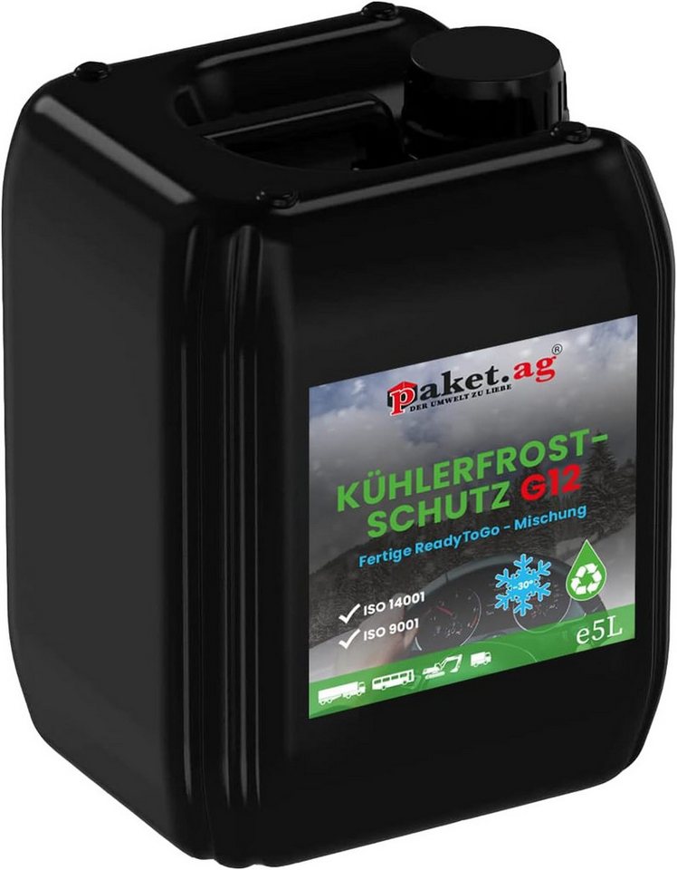 Paket.ag Kühlerfrostschutz Kühlerfrostschutz G12 Rot bis -30 °C, Paket AG, 10L-Antifreeze, 1 St.
