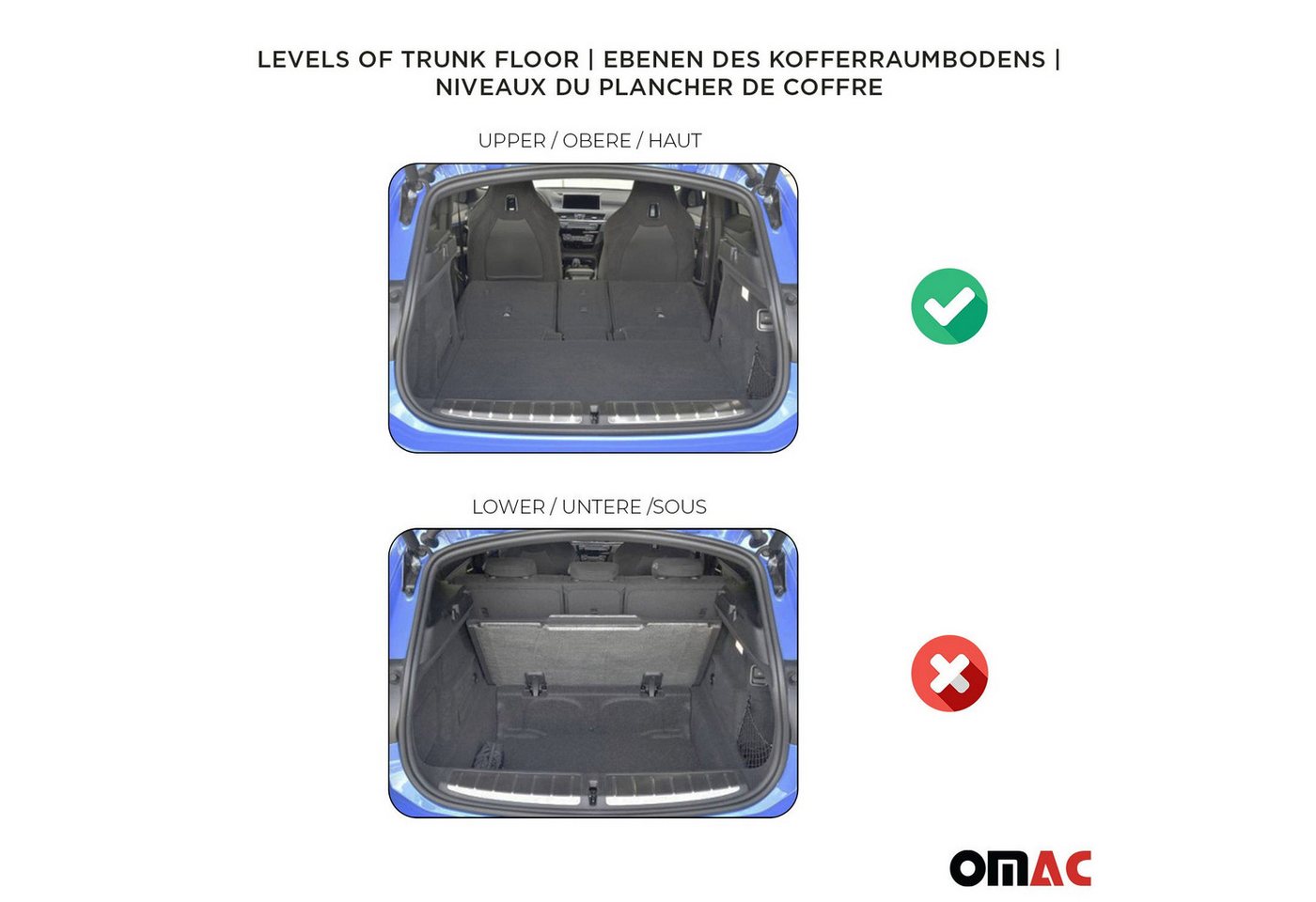 OMAC Kofferraummatte OMAC Kofferraumwanne für Hyundai Tucson 2020-2025 TPE (1 St), für Hyundai Tucson 2020-2025 Hyundai Tucson 2020-2025, Einfache Installation,Antirutsch,Leicht zu reinigen,Leichtgewicht Bild 2