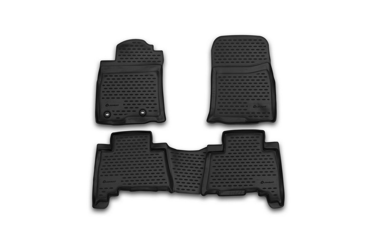 LEMENT Auto-Fußmatten für TOYOTA Land Cruiser 150, 2013->, 5-Sitze, 4 tlg. (4,00 St), für TOYOTA Land Cruiser 150 PkW, Passform, Passgenaue Bild 2
