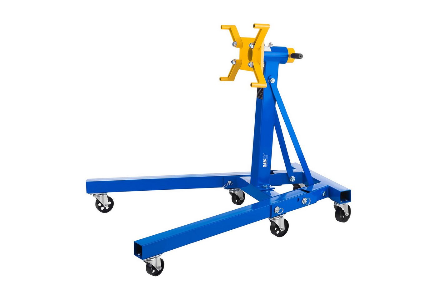 MSW Getriebeheber Motorständer Getriebehalter 900kg 360° drehbar 6 Rollen einstellbar Bild 2