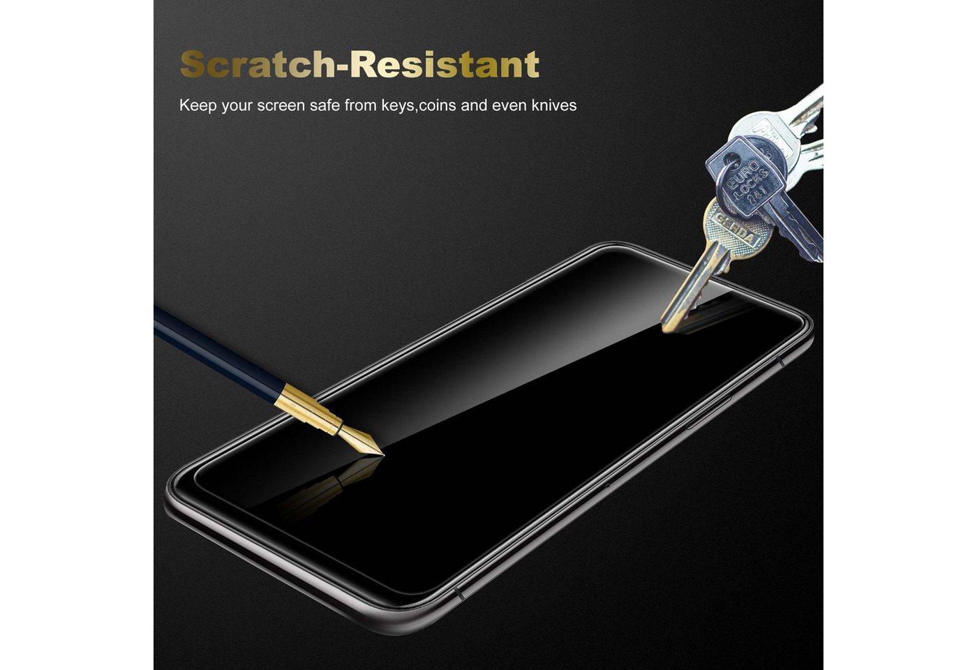 Cadorabo Schutzfolie für Realme 12 Pro Schutzfolie, (1-St), Schutzfolie Panzer Folie Displayschutz Schutzglas HD Tempered Glas Bild 2