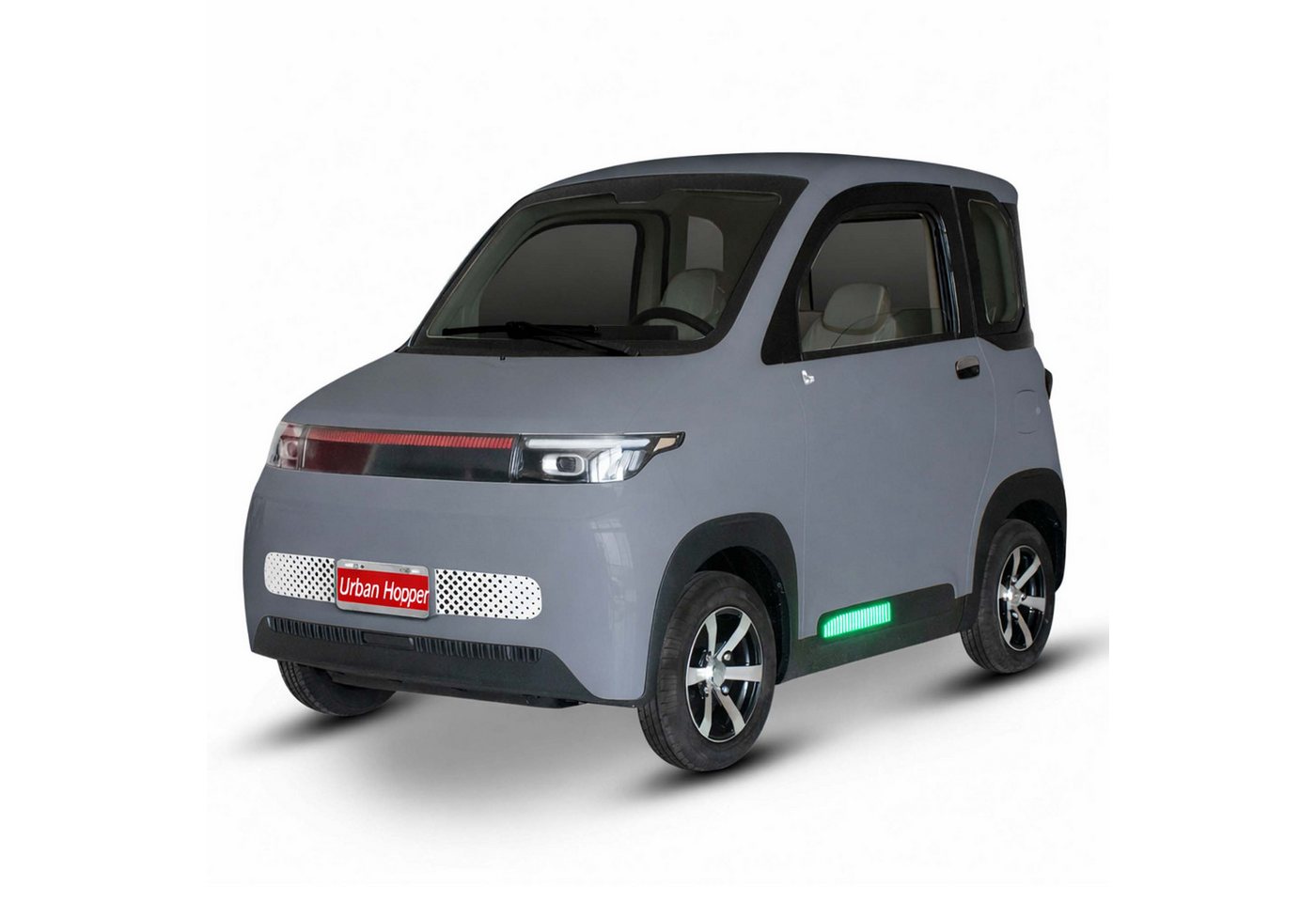 Urban Hopper E-Motorroller Elektro-Kabinenroller Urban Hopper Twin Plus 4-Rad Microcar 2-Sitzer, 4000 W, 45 km/h, 2 Sitze nebeneinander, mit Heckklappe Blei-Gel ca. 85 km Bild 4