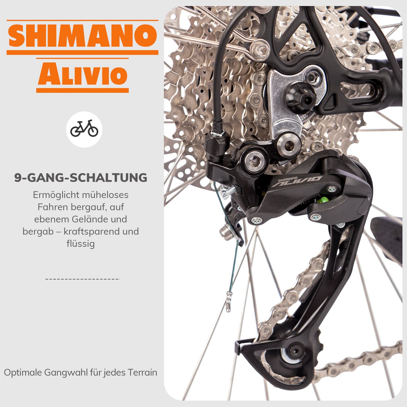 SAXXX E-Bike Trekkingrad Damen/Herren 28*2'', 418Wh, 80-100km, Scheibenbremsen, 9 Gang Shimano Alivio Schaltwerk, Kettenschaltung, Mittelmotor, 418 Wh, (mit Akku-Ladegerät, mit Akku-Schlüssel), E-Trekkingrad mit Gepäckträger, Federgabel, Akku entnehmbar