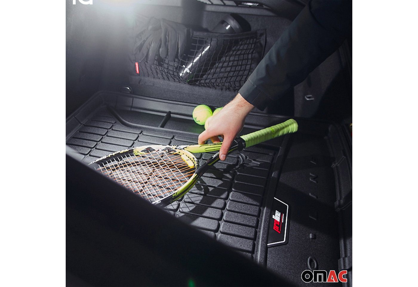 OMAC Kofferraummatte Kofferraumwanne für Ford Tourneo Connect 2017-2022 TPE Laderaumwanne (1 St), für Ford Tourneo Connect 2017-2022 Ford Tourneo Connect 2017-2022, Einfache Installation,Antirutsch,Leicht zu reinigen,Leichtgewicht Bild 2
