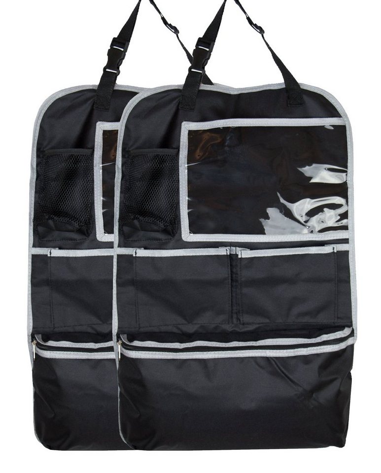 ZOLLNER24 Auto-Rückenlehnentasche (2-tlg), 100% Polyester Bild 2