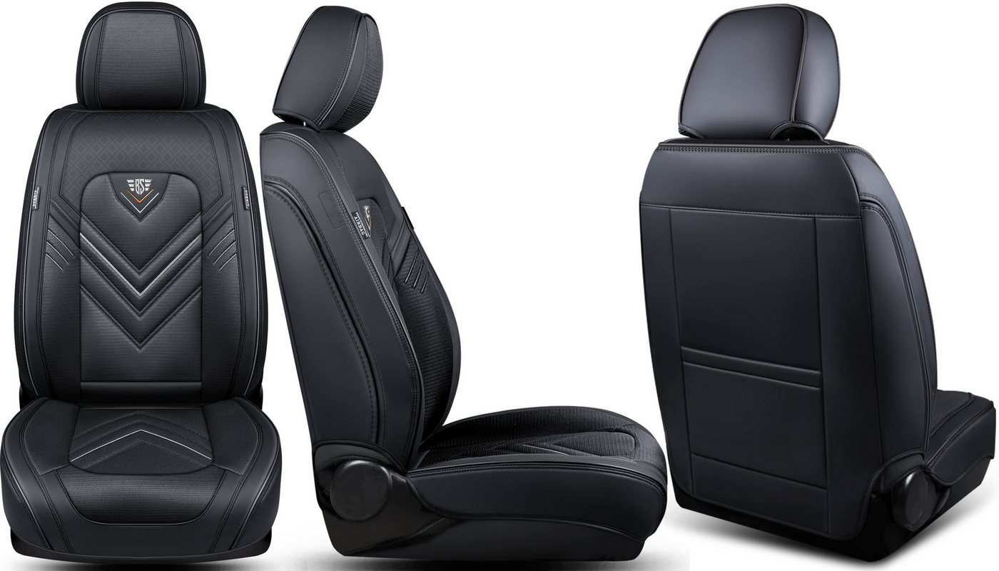 BREMER SITZBEZÜGE Autositzbezug für Subaru Forester Bj 2013-19 SL3, Set, 2-tlg., Schonbezüge Sitzbezüge Fahrer und Beifahrer, in Schwarz Bild 3