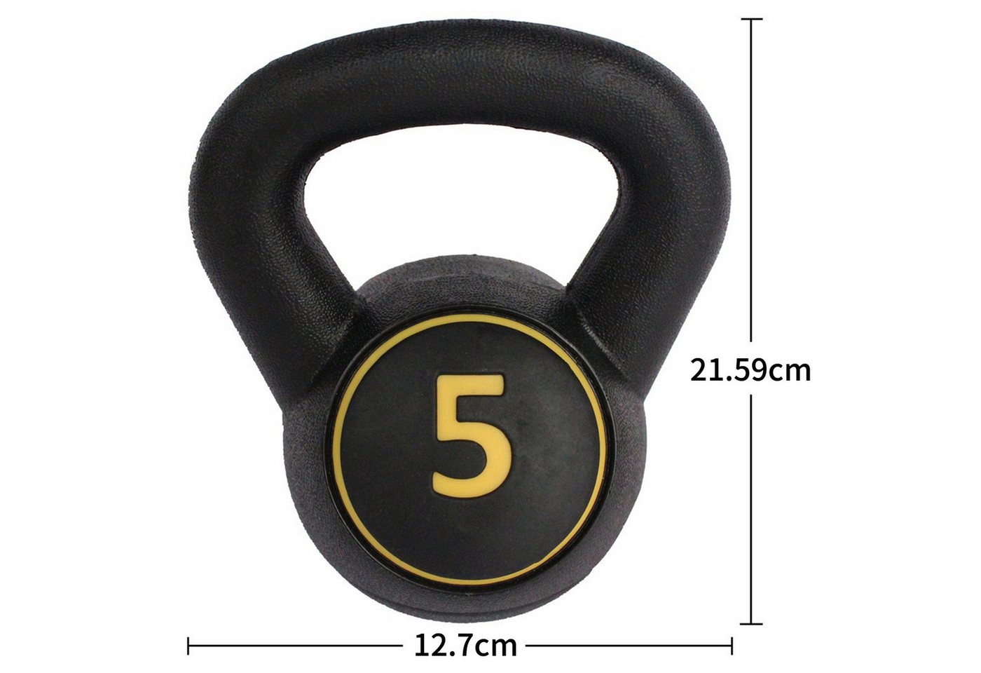 Fine Life Pro Kettlebell Hantelkugel-Set 5/10/15 LB rutschfest Heimfitness Krafttraining Bild 4