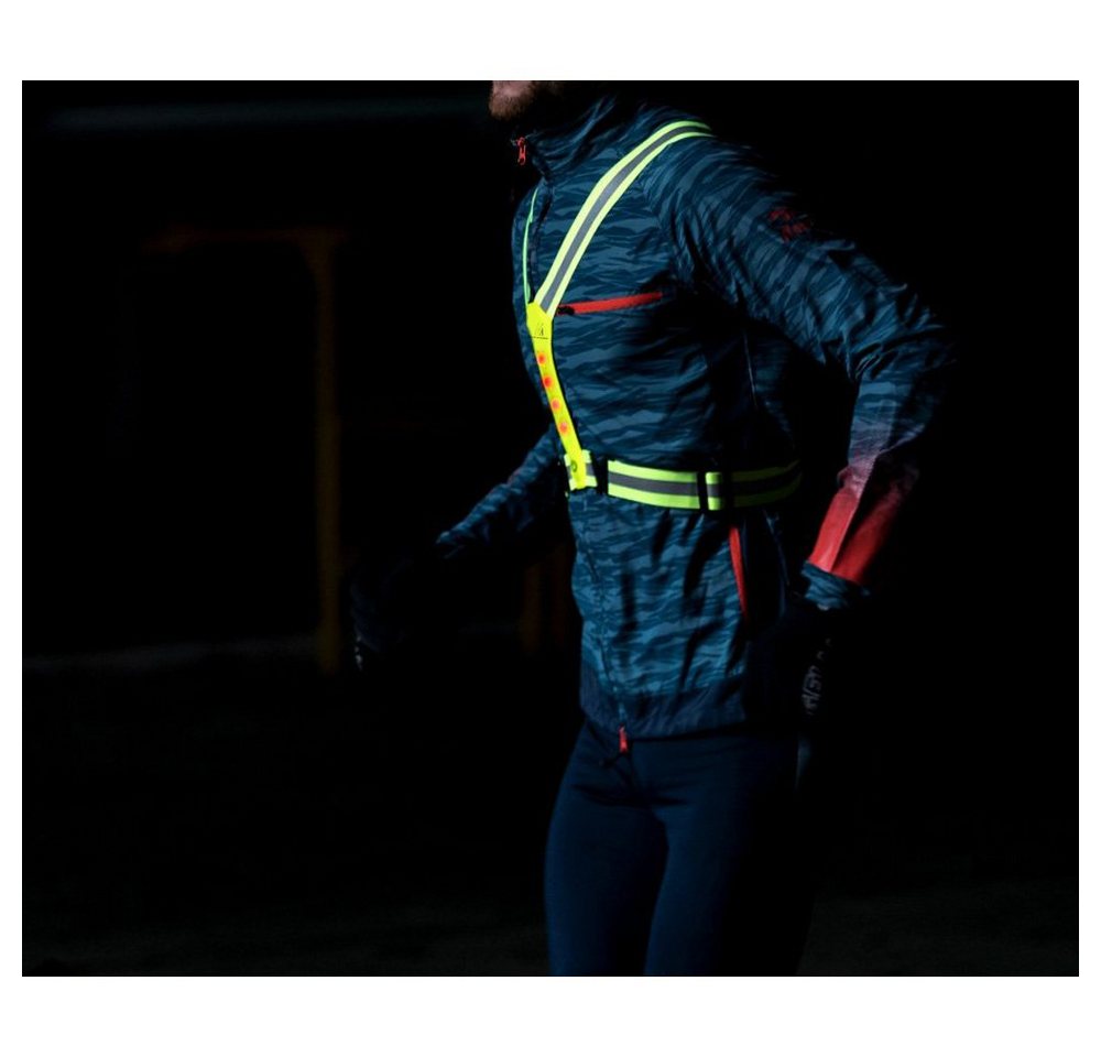 Maclean Warnweste MCE425 LED-Beleuchtung, Vorderseite & Rückseite, IPX2, Universal, Unisex Bild 3