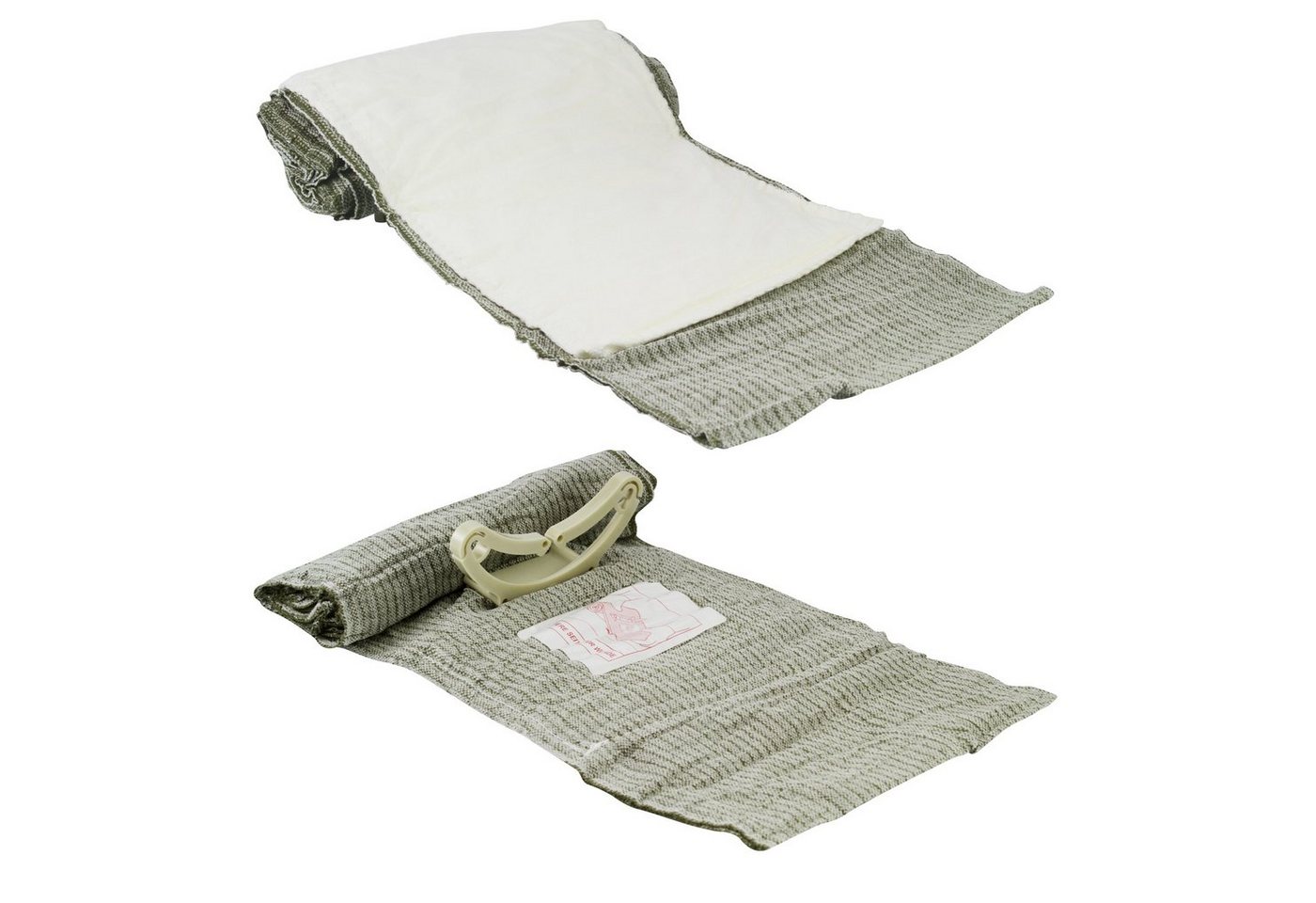 SANISMART Erste-Hilfe-Set Militär Grün Emergency Bandage