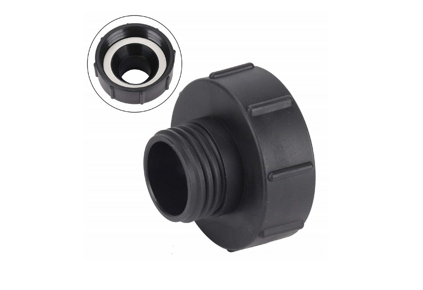 Youyijia Tankdeckel IBC Adapter 3 Inch S100 x 8 Coarse Thread Bild 2