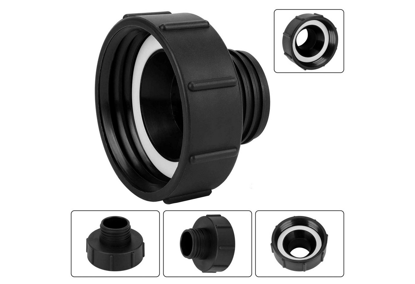 Youyijia Tankdeckel IBC Adapter 3 Inch S100 x 8 Coarse Thread Bild 4