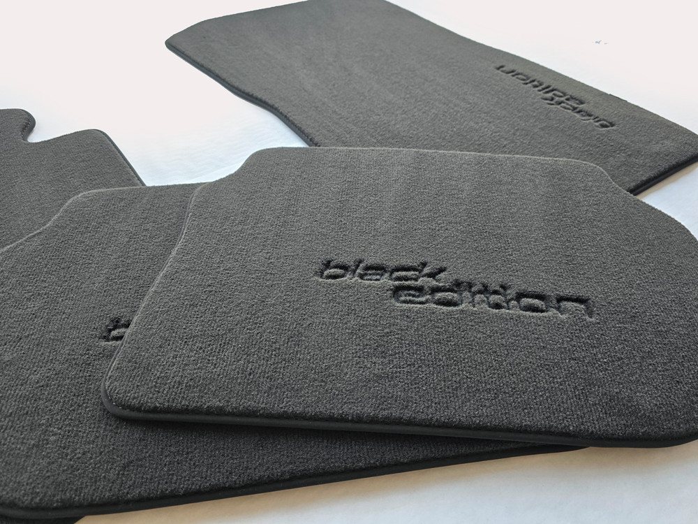 Profi Mats Passform-Fußmatten Velours passend für BMW X1 F48 2015-2022 Premium Black Edition, Fussmatten passend für BMW X1 F48 2015-2022 Black Edition