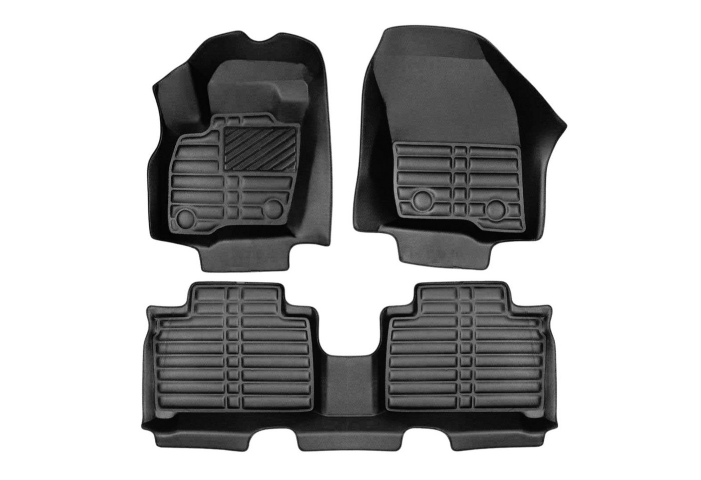 fussmattenprofi.com Auto-Fußmatte 5D Premium Auto Fussmatten für Ford S-Max (2. Gen) 2015-2023 (1 St), für Ford Ford S-Max Bild 2