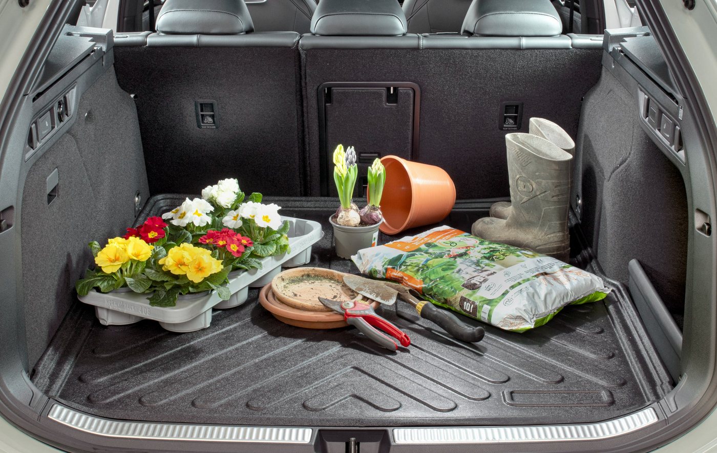 fussmattenprofi.com Auto-Fußmatten 3D Auto Gummimatten & Kofferraumwanne für Hyundai Tucson 3 2015-2020 Bild 2