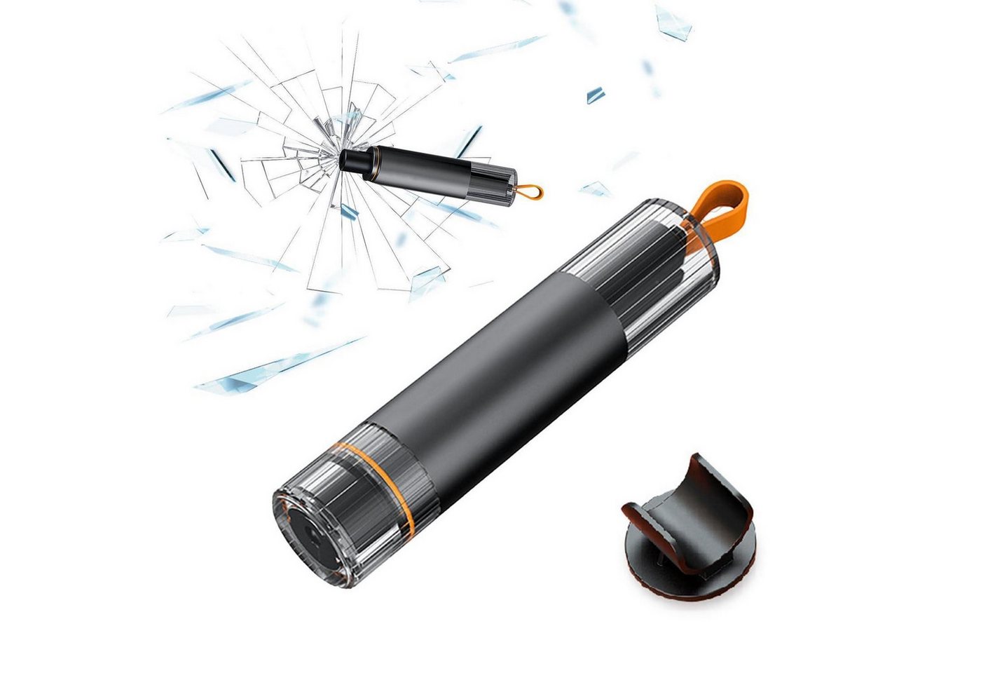 LuxusKollektion Erste-Hilfe-Set Notfallhammer Auto 2in1 Gurtschneider Glasbrecher Bild 2