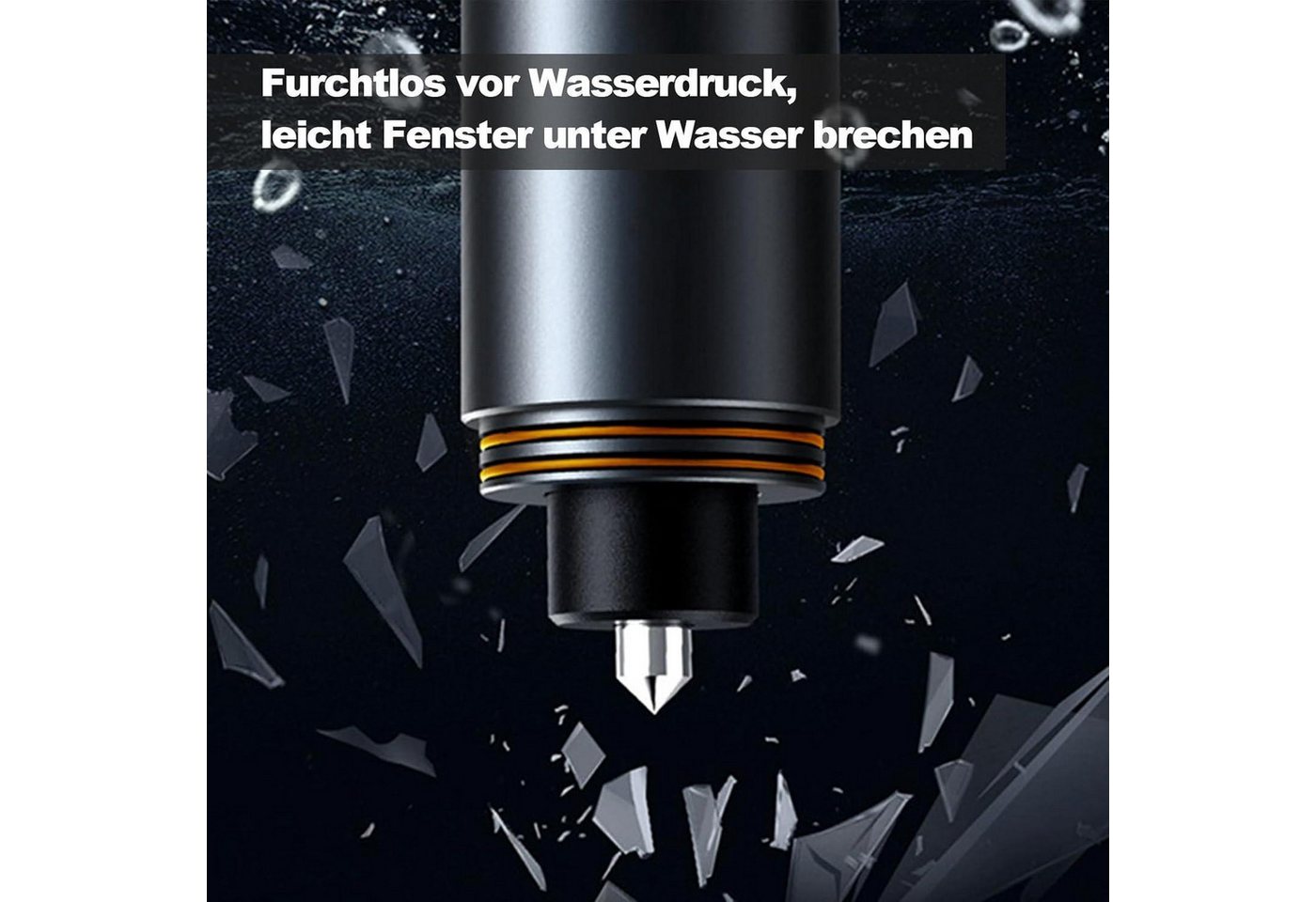 LuxusKollektion Erste-Hilfe-Set Notfallhammer Auto 2in1 Gurtschneider Glasbrecher Bild 5