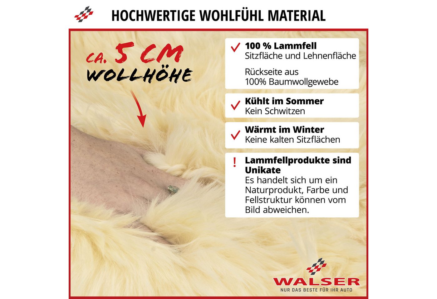 WALSER Autositzbezug Autositzaufleger Marla, 1 Stück, 1-tlg. Bild 4